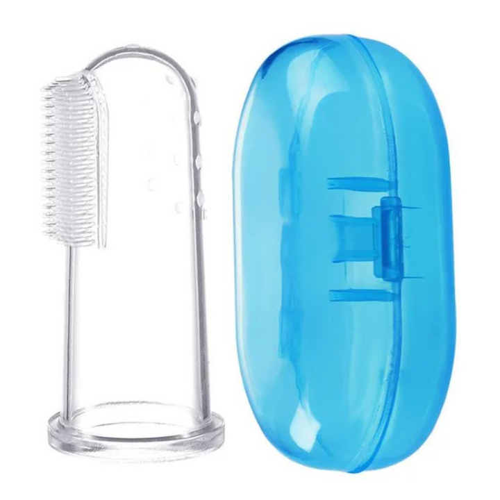 Escova Dental de Silicone para Cães e Gatos