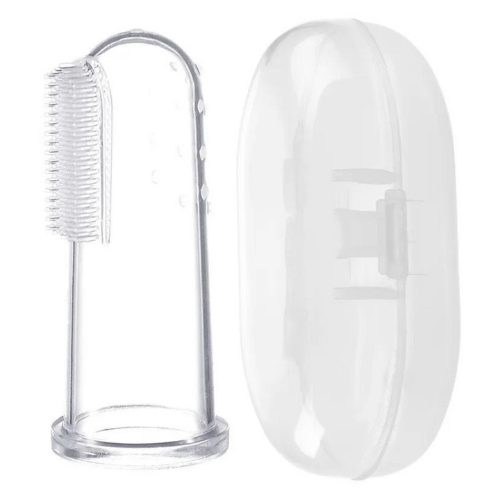 Escova Dental de Silicone para Cães e Gatos