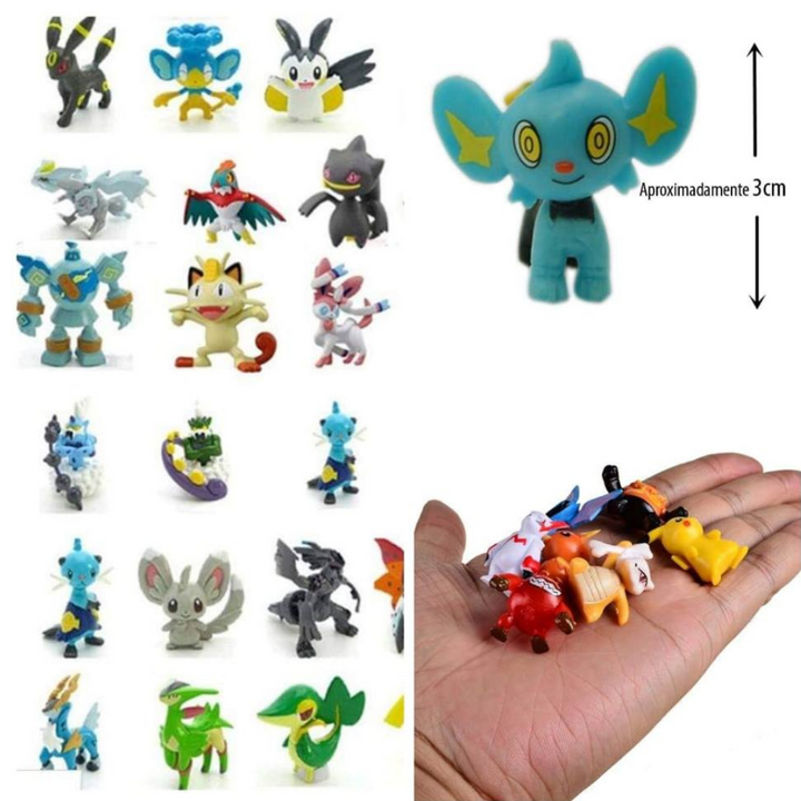 Coleção Miniaturas Pokémon Completa