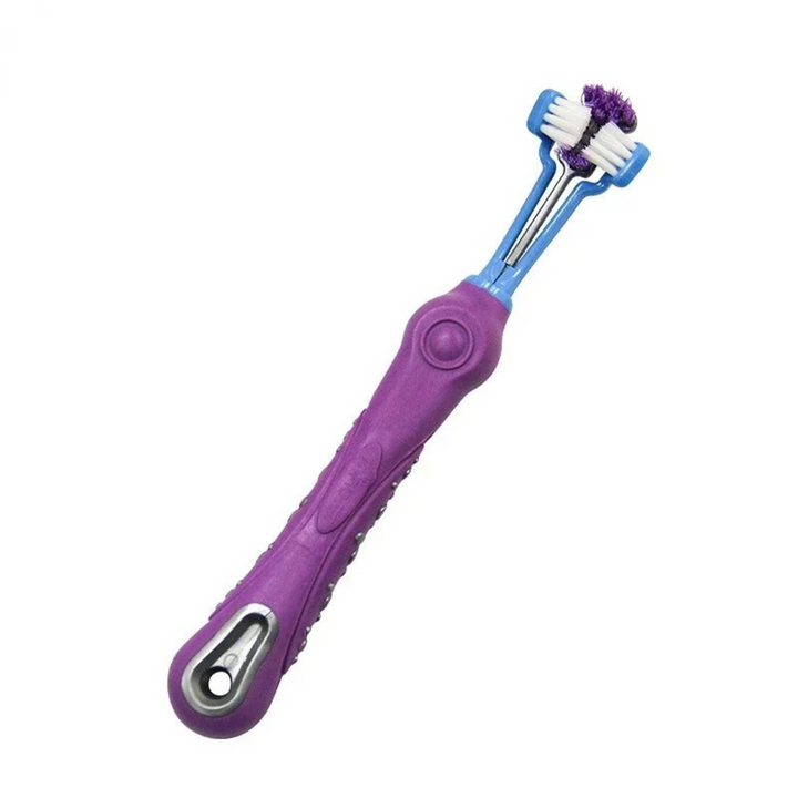 Escova Dental de Silicone para Cães e Gatos