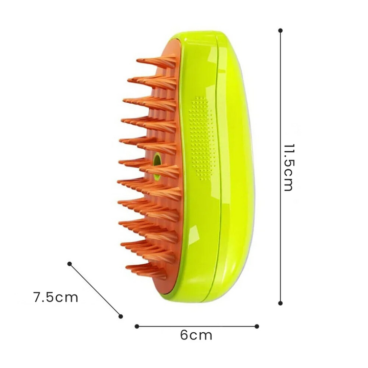 Escova de Massagem a Vapor para Cães e Gatos
