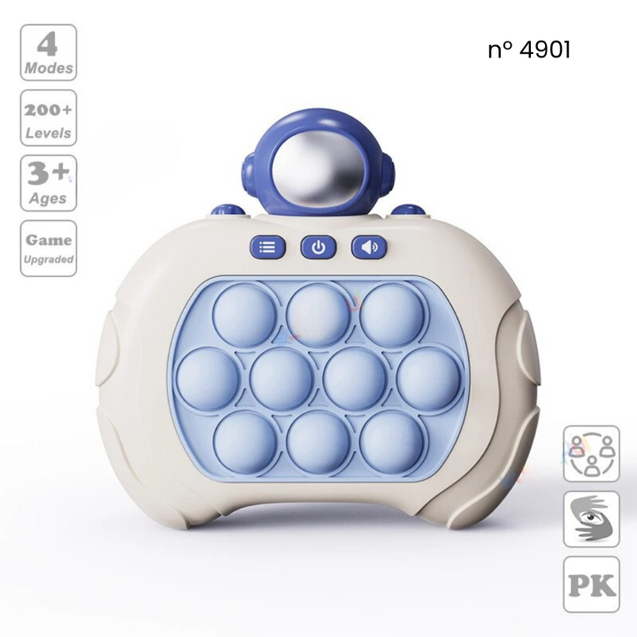 Brinquedo Sensorial Pop-Push Eletrónico