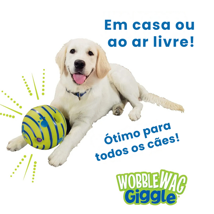 Brinquedo Interativo para Cães - Wobble Wag Giggle