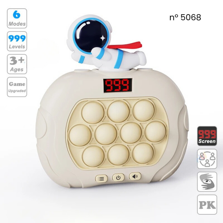 Brinquedo Sensorial Pop-Push Eletrónico