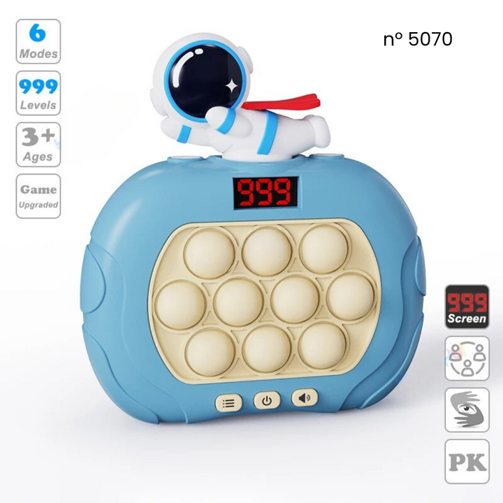 Brinquedo Sensorial Pop-Push Eletrónico