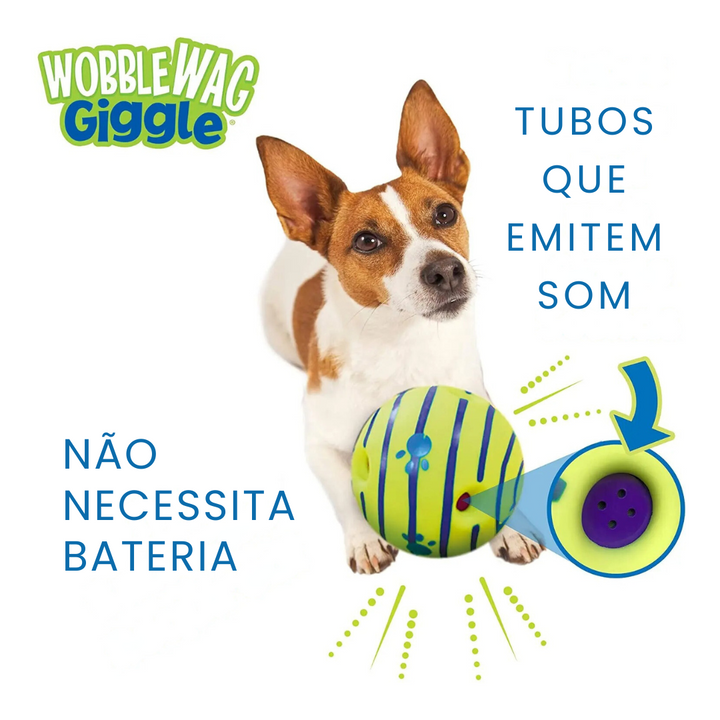 Brinquedo Interativo para Cães - Wobble Wag Giggle