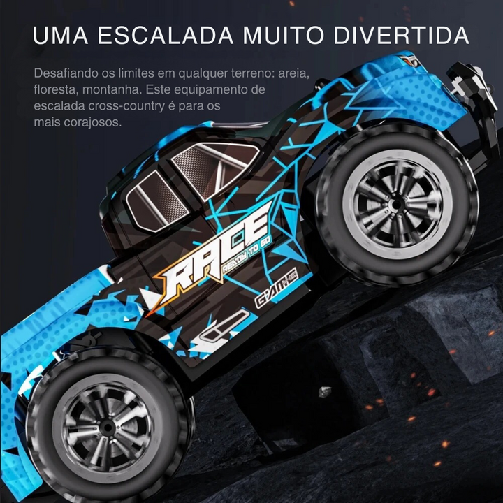 Carro Off-Road com Controle Remoto e Luzes LED